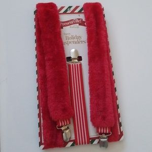 NWT Holiday Suspenders